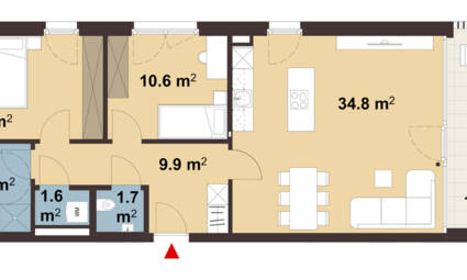 Am Emsbach II in Hohenems Grundriss Whg B01