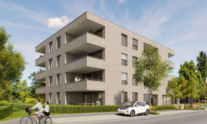 Wohnanlage Sebastianstraße, Feldkirch - Südwest-Ansicht