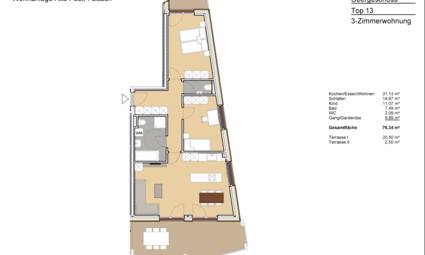 Alte Post - Grundriss - Top 13 Alte Post - Grundriss - Top 13
