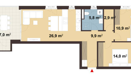 Ackerweg, Feldkirch-Grundriss Whg 06 Ackerweg, Feldkirch-Grundriss Whg 06