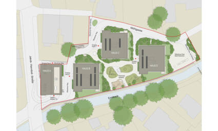 Am Emsbach II in Hohenems Lageplan