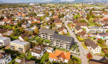 Wohnanlage-Ringstraße-Feldkirch-Luftbild-Süd-Ansicht
