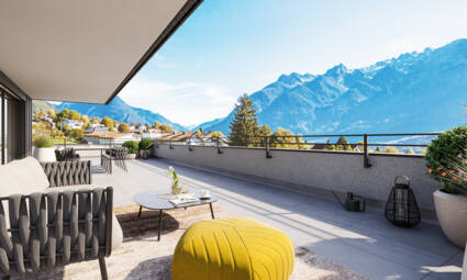 Tranglweg, Nüziders - Ausblick 02 Whg 07 Tranglweg, Nüziders - Ausblick 02 Whg 07