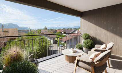 Haselstauderstraße II in Dornbirn Aussicht Top C09 i+R Wohnbau GmbH