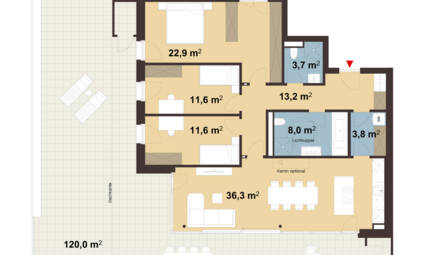 Ackerweg, Feldkirch-Grundriss Whg 11 Ackerweg, Feldkirch-Grundriss Whg 11