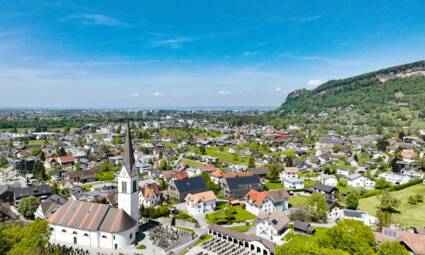 Auf dem Buehel, Wolfurt-Luftbild-Südost