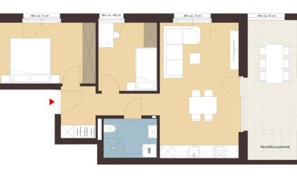 Grabenweg, Dornbirn-Grundriss Whg B05 Grabenweg, Dornbirn-Grundriss Whg B05