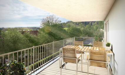 Mühlhofer Straße Daisendorf Ausblick Dachgeschoss 2 I i+R Wohnbau Mühlhofer Straße Daisendorf Ausblick Dachgeschoss 2 I i+R Wohnbau