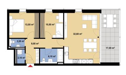 Grundriss Hammerweg Whg 10