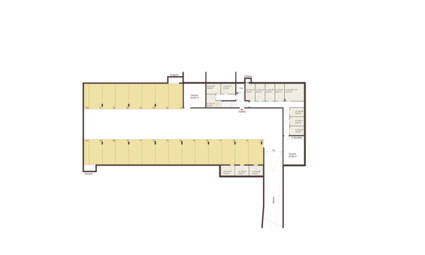 Tiefgaragenplan Wohnanlage Roseggerstraße, Hohenems
