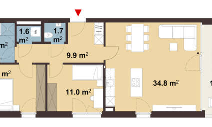 Am Emsbach II in Hohenems Grundriss Whg C03 Am Emsbach II in Hohenems Grundriss Whg C03