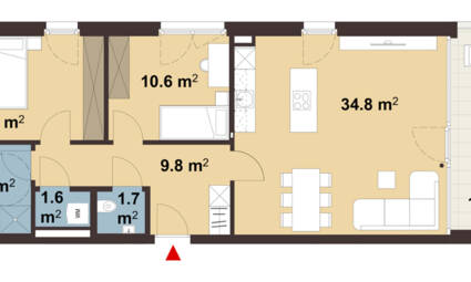 Am Emsbach II in Hohenems Grundriss Whg B03 Am Emsbach II in Hohenems Grundriss Whg B03
