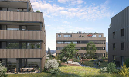 Familienfreundlicher Spielplatz im Innenhof