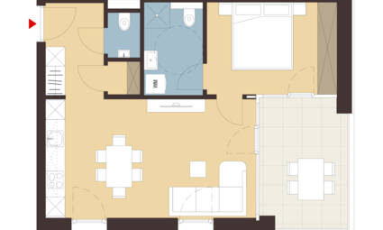 Fallenberggasse, Dornbirn-Grundriss Whg Top B11 Fallenberggasse, Dornbirn-Grundriss Whg Top B11