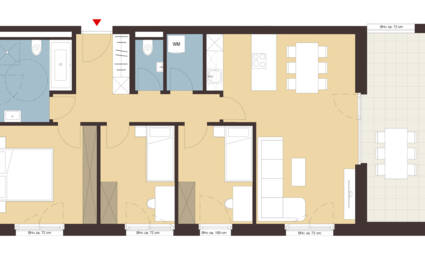 Grabenweg, Dornbirn-Grundriss Whg B04
