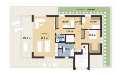 Wohnanlage Tranglweg, Nüziders - Grundriss Whg 07 Wohnanlage Tranglweg, Nüziders - Grundriss Whg 07