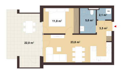 Ackerweg, Feldkirch-Grundriss Whg 04 Ackerweg, Feldkirch-Grundriss Whg 04