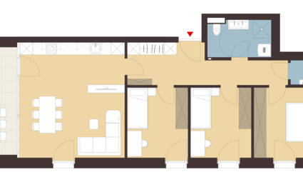 In der Schaufel, Rankweil-Grundriss Whg C10