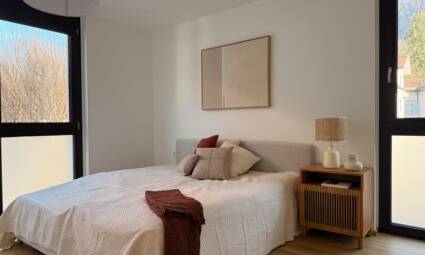 Musterwohnung Am Emsbach Schlafzimmer