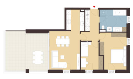 Nachbauerstraße, Dornbirn-Grundriss Whg B06 Nachbauerstraße, Dornbirn-Grundriss Whg B06