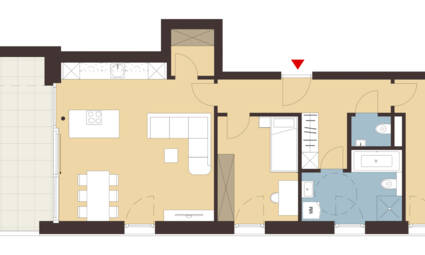 Fallenberggasse, Dornbirn-Grundriss Whg Top B06