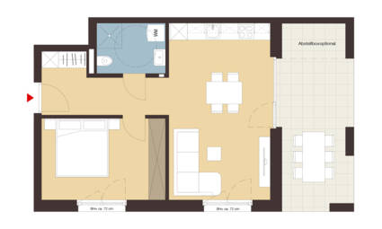 Grabenweg, Dornbirn-Grundriss Whg B02