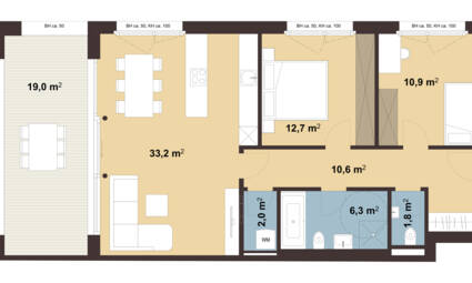 Seeblick II in Lochau Whg B06 i+R Wohnbau GmbH Seeblick II in Lochau Whg B06 i+R Wohnbau GmbH