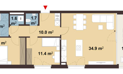 Am Emsbach II in Hohenems Grundriss Whg C06 Am Emsbach II in Hohenems Grundriss Whg C06