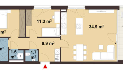 Am Emsbach II in Hohenems Grundriss Whg B06 Am Emsbach II in Hohenems Grundriss Whg B06