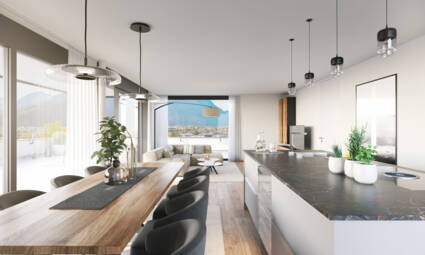 Tranglweg, Nüziders - Wohn- und Esszimmer 03 Whg 07 Tranglweg, Nüziders - Wohn- und Esszimmer 03 Whg 07