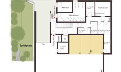 Wohnanlage Tranglweg, Nüziders - Tiefgarage Wohnanlage Tranglweg, Nüziders - Tiefgarage