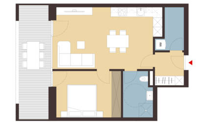 Weidenweg,Dornbirn-Grundriss Whg 12 Weidenweg,Dornbirn-Grundriss Whg 12