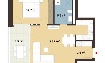 Wohnanlage Ringstraße, Feldkirch - Grundriss Whg A06