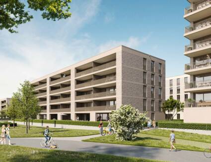 Das komplette Quartier wird von Landschaftsarchitekten geplant und begrünt Das komplette Quartier wird von Landschaftsarchitekten geplant und begrünt