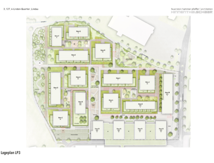 Übersichtsplan Vier-Linden-Quartier (ehemaliges Cofely-Areal)