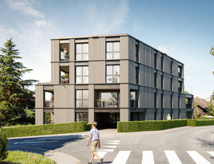 Bergmannstraße I in Dornbirn Ansicht 02 i+R Wohnbau GmbH Bergmannstraße I in Dornbirn Ansicht 02 i+R Wohnbau GmbH