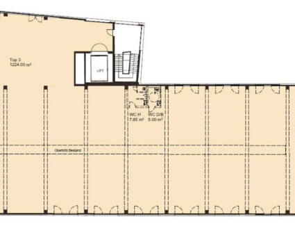 Spannrahmenhalle Dachgeschoss