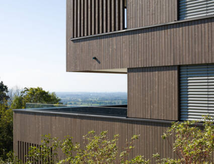 Hinterlüftete Holzfassade WA Dornbirn © Dietmar Walser