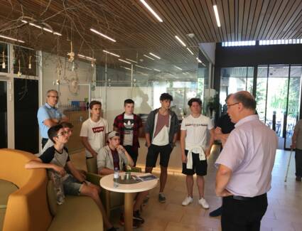 HTL Patenschaftsklasse besucht Quartier "In der Wirke" HTL Patenschaftsklasse besucht Quartier "In der Wirke"