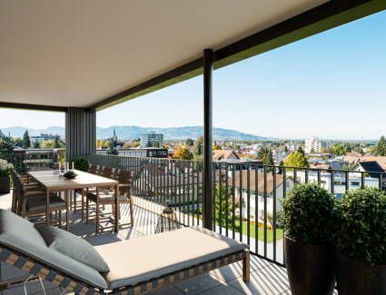Bergmannstraße I in Dornbirn Aussicht Top 15 i+R Wohnbau GmbH Bergmannstraße I in Dornbirn Aussicht Top 15 i+R Wohnbau GmbH