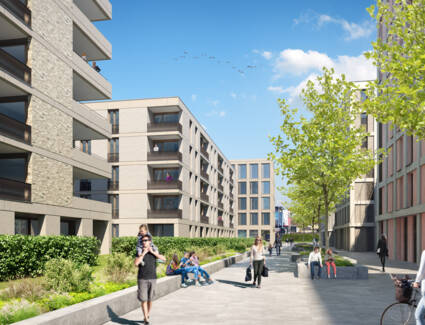 Visualisierung Vierlinden-Quartier Visualisierung Vierlinden-Quartier