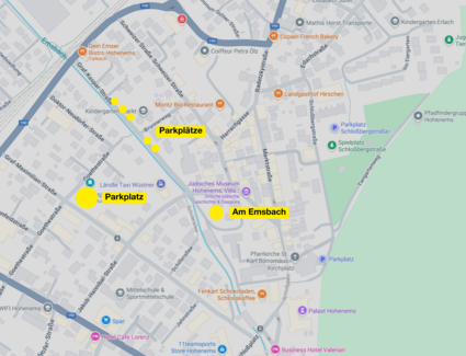 Lageplan Am Emsbach