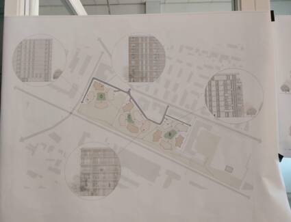 Fassadenbemusterung Bücklepark | i+R Wohnbau Lindau Fassadenbemusterung Bücklepark | i+R Wohnbau Lindau