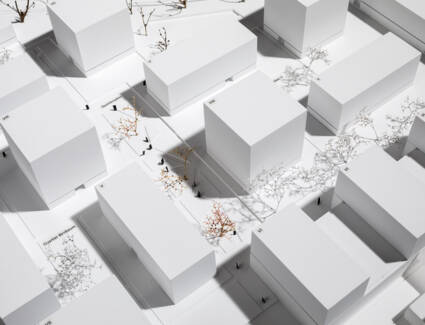 Modell Vier-Linden-Quartier (ehemaliges Cofely-Areal)