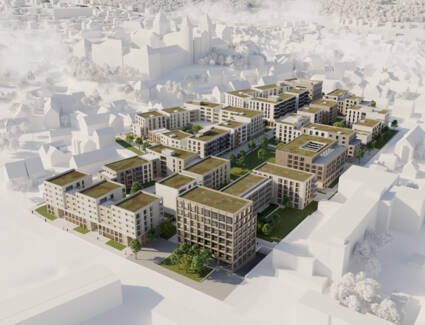 Martinshöfe, Weingarten | Modell © oxion Martinshöfe, Weingarten | Modell © oxion