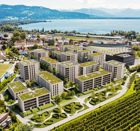Vierlinden-Quartier I Lindau  - Nachnutzung ehem. Cofely-Areal