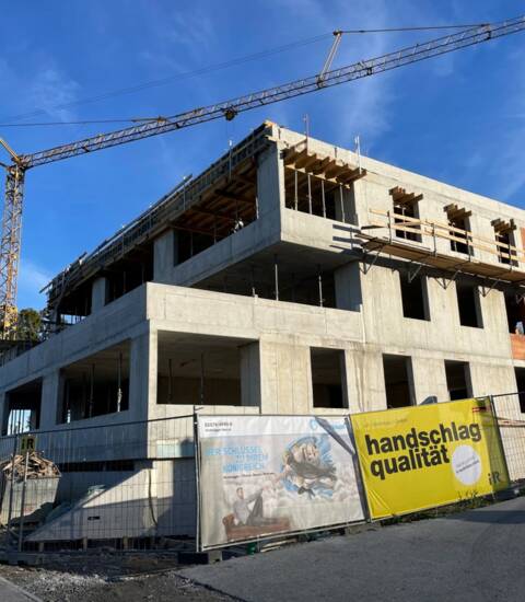 Firstfeier Wohnanlage Am Knie, Dornbirn Firstfeier Wohnanlage Am Knie, Dornbirn