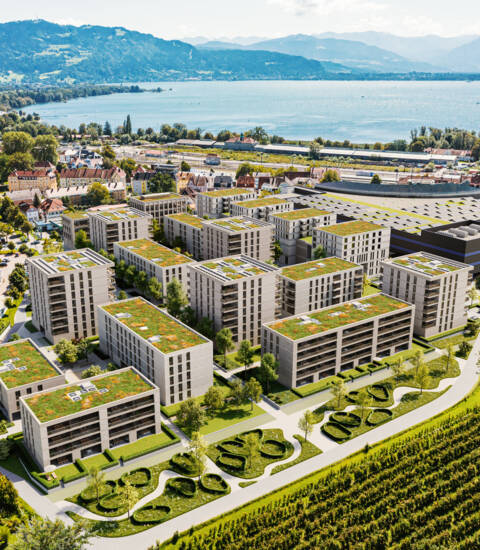 Vierlinden-Quartier I Lindau  - Nachnutzung ehem. Cofely-Areal
