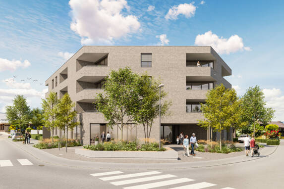 Wohnanlage Sebastianstraße, Feldkirch - Südost-Ansicht