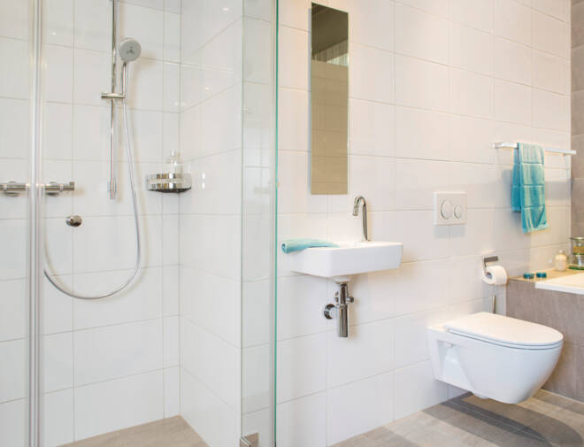 Symbolhafte Badausstattung